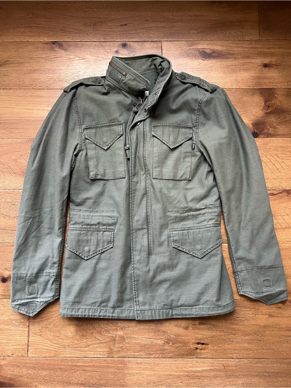 Alpha Industries M-65 Military Field Jacket Tagged Small Fits Medium